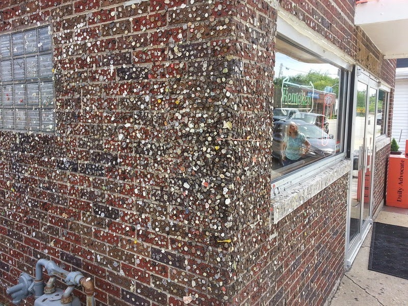 Gum Wall in Greenville, Ohio