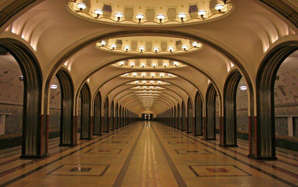 Маяковская станция метро, Москва