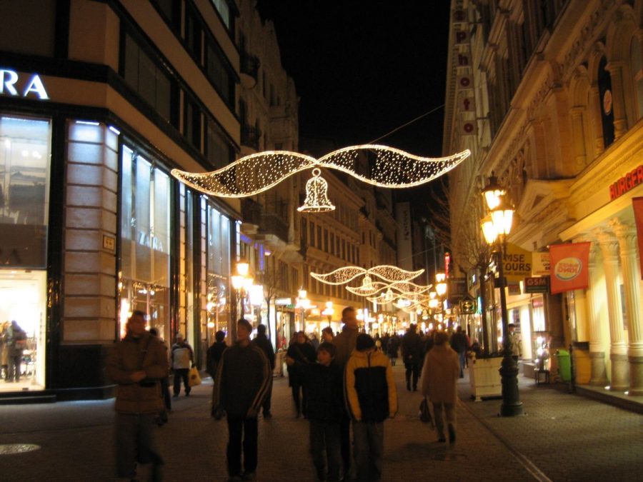 Улица Ваци в Будапеште