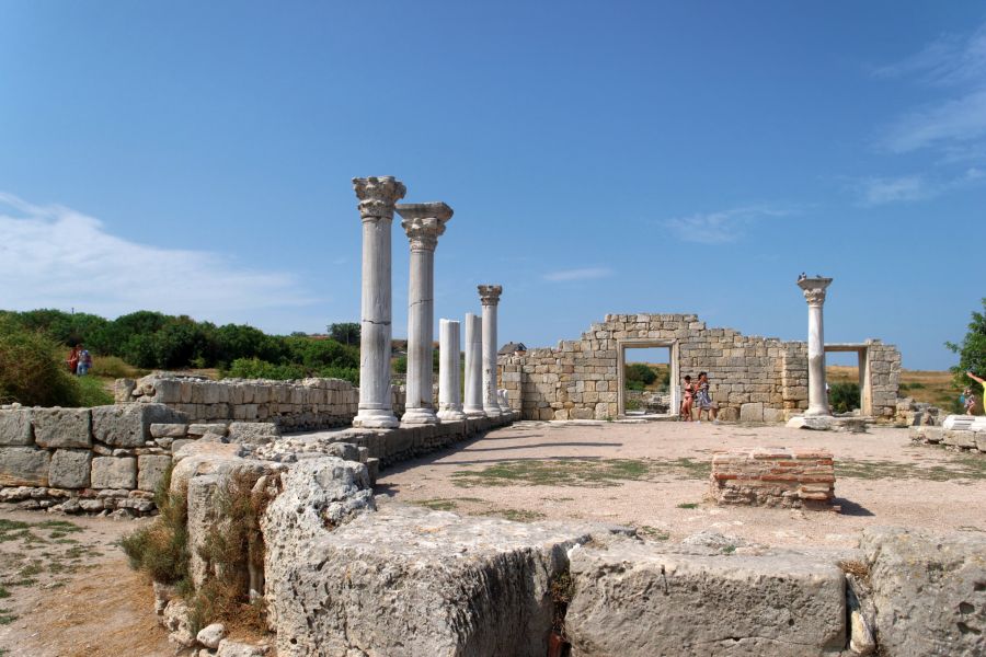 руины древнего города Херсонес в Севастополе, объекты ЮНЕСКО