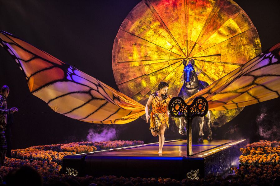 cirque du soleil, женщина бабочка, циркачка, цирк дю солей