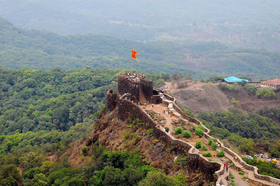 форт пратапгад, индийский форт, индийская крепост, руины крепости